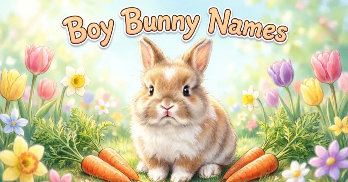 Boy Bunny Names