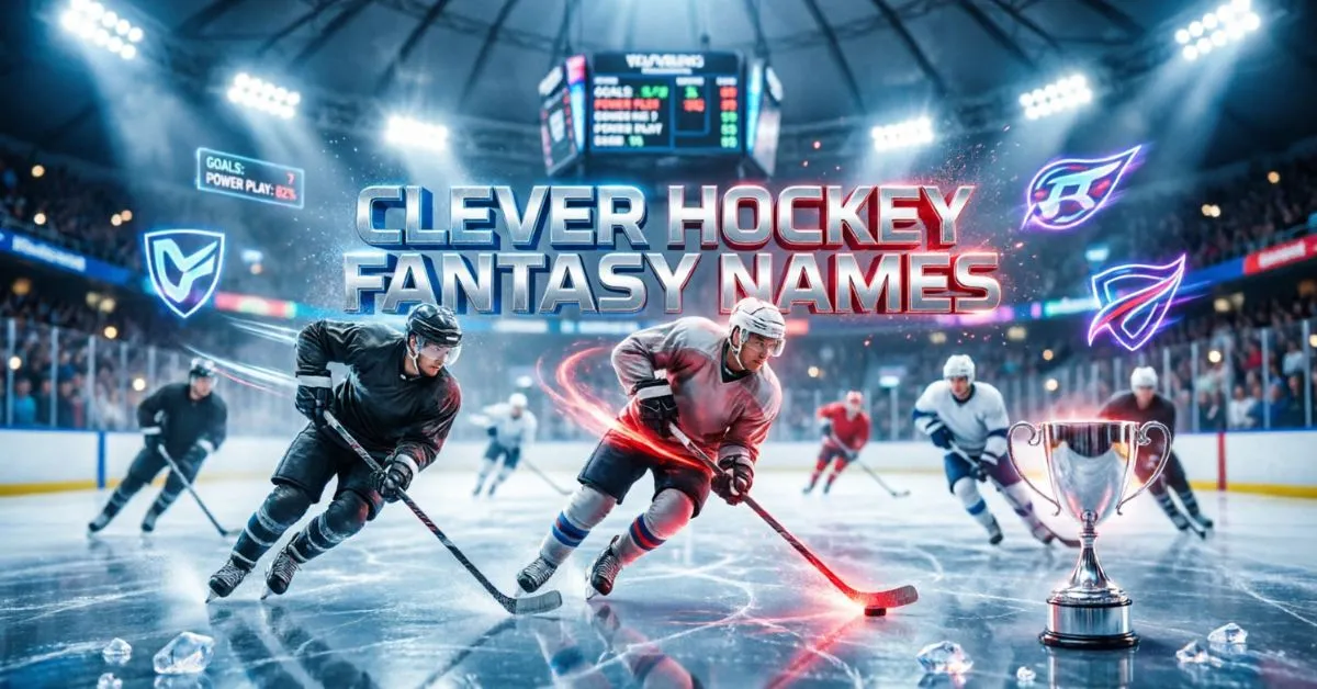 Clever Hockey Fantasy Names