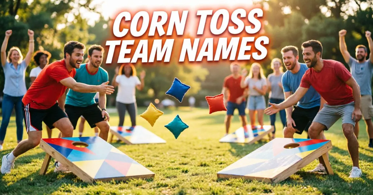 Corn Toss Team Names