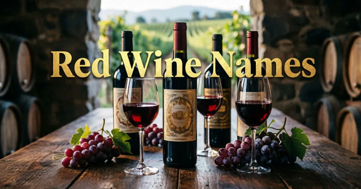 Red Wine Name