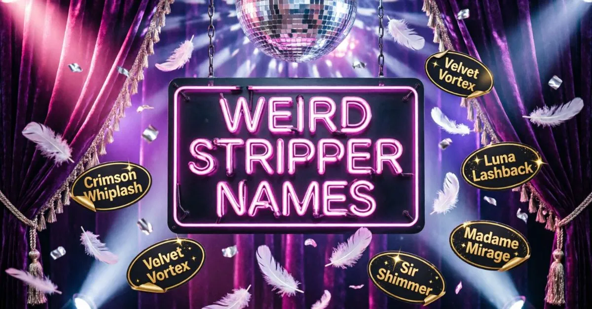Weird Stripper Names