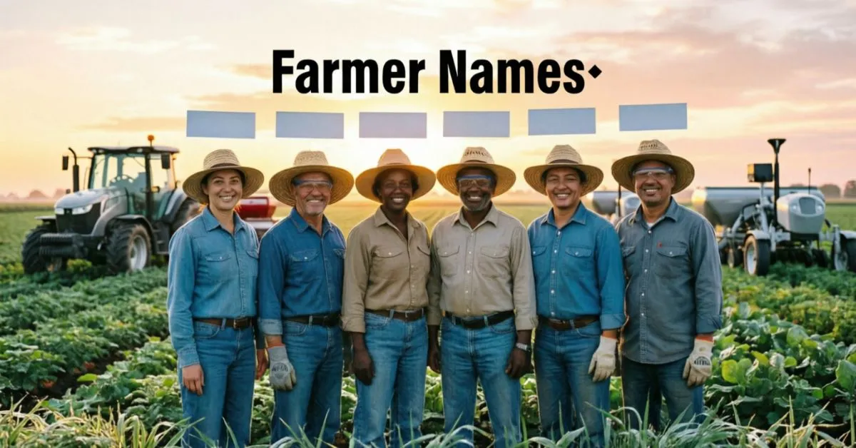Farmer Names​