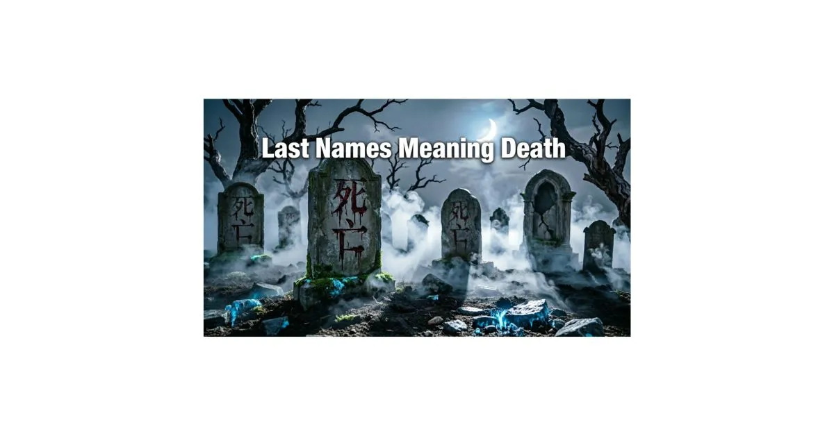Last Names Meaning Death