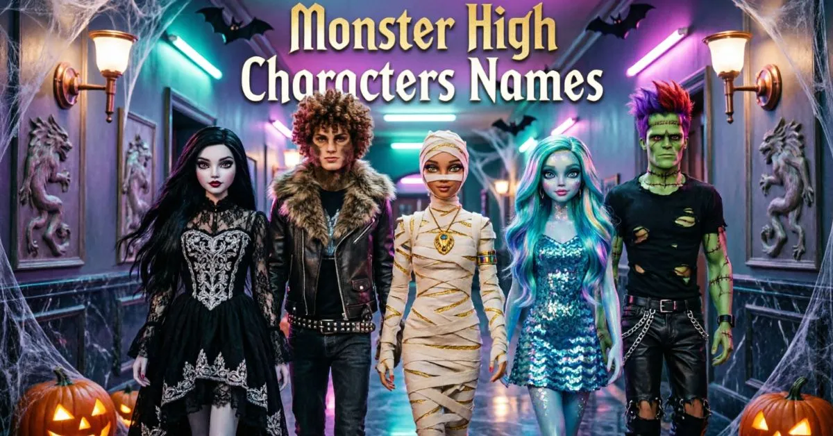 Monster High Characters Names