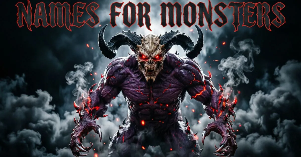 Names For Monsters