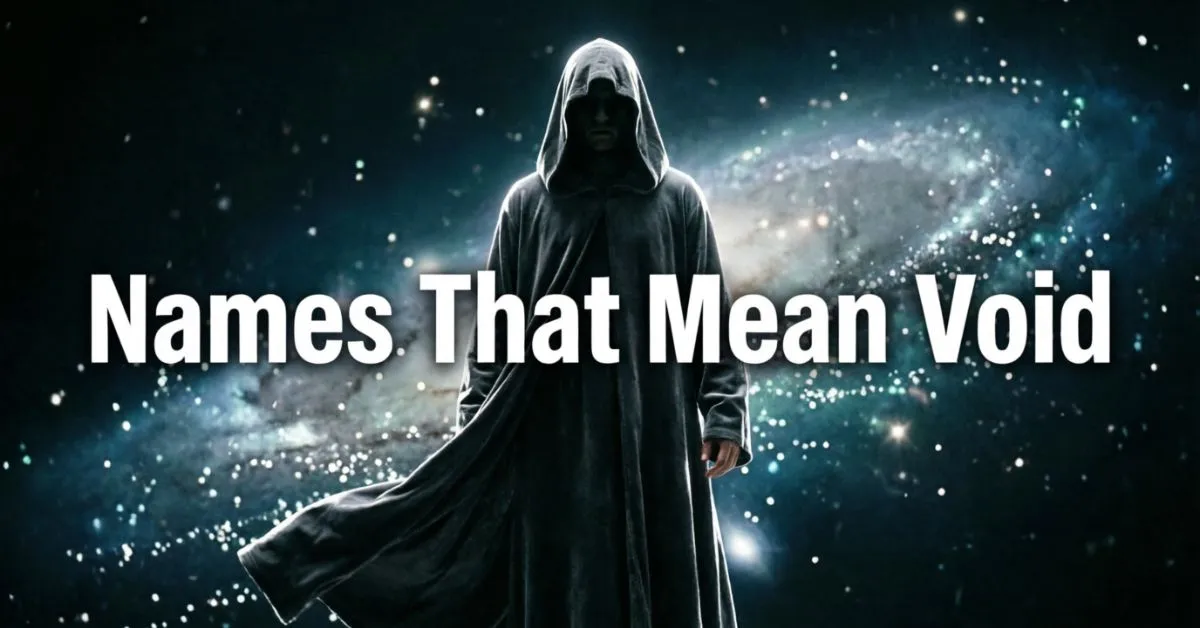 Names That Mean Void