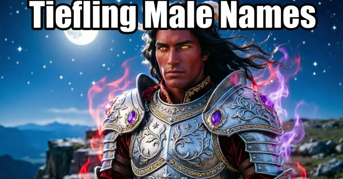 Tiefling Male Names