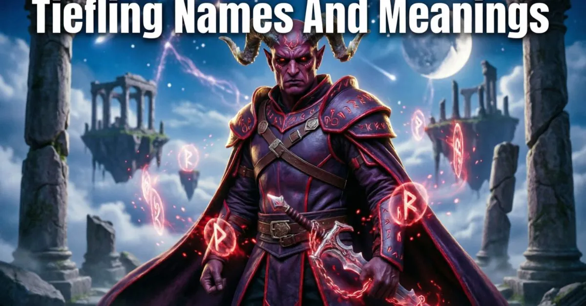 Tiefling Names And Meanings