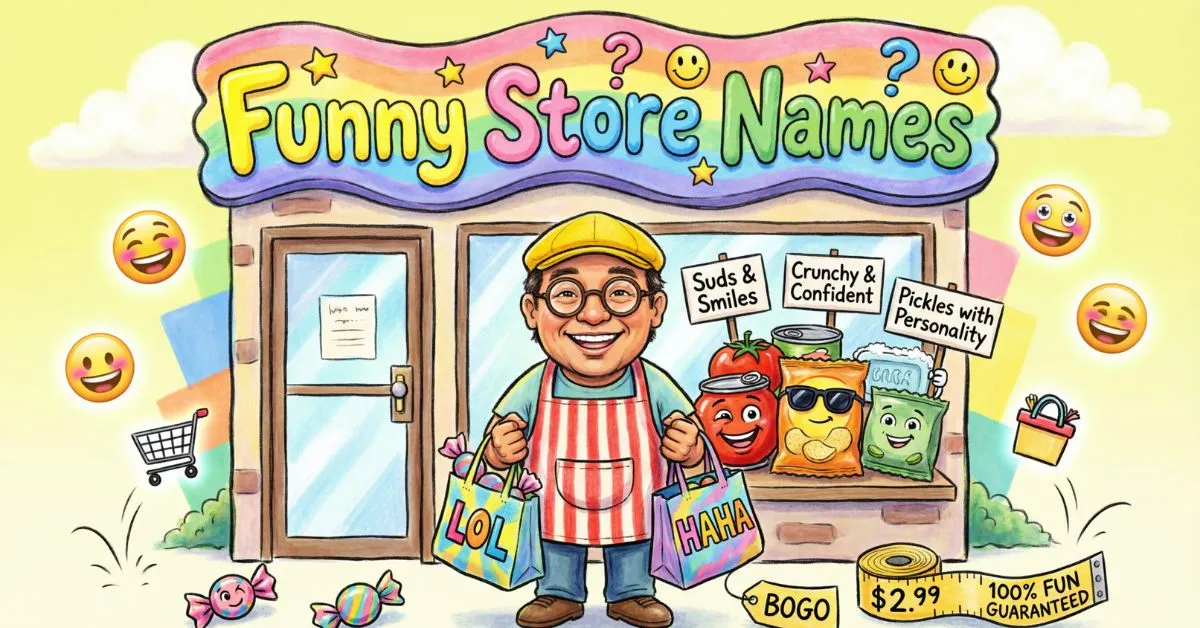 funny store names